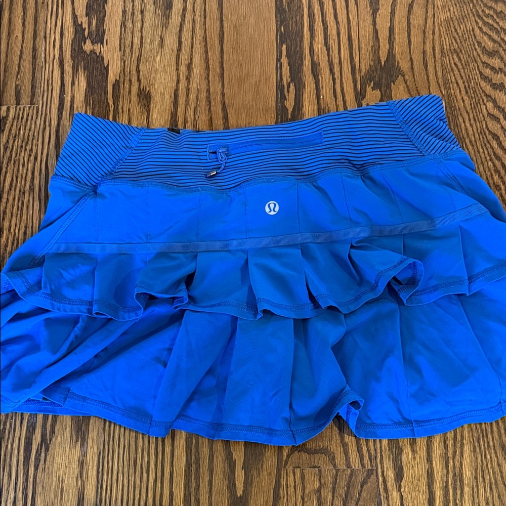 Lululemon Blue Women's Athletic/Tennis Skirt with Shorts - Picture 3 of 11